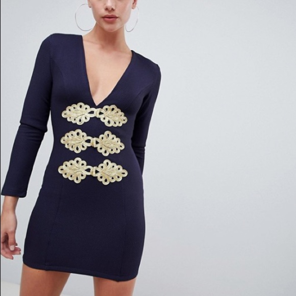 Rare London embellished Mini Dress